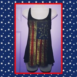NWOT REBELS & NOMADS FLAG TANK TOP-SIZE M